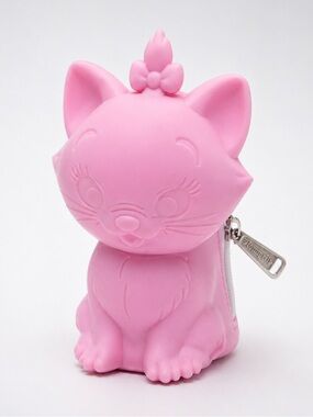 Disney Marie Silicone Coin Purse Wallet Loungefly ZipPouch Rare Cute Collectible